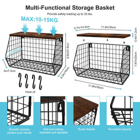 MSJGA storage basket holding towels and cleaning supplies