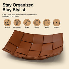 Gift-ready MSJGA Valet Tray enhances any room with subtle elegance.