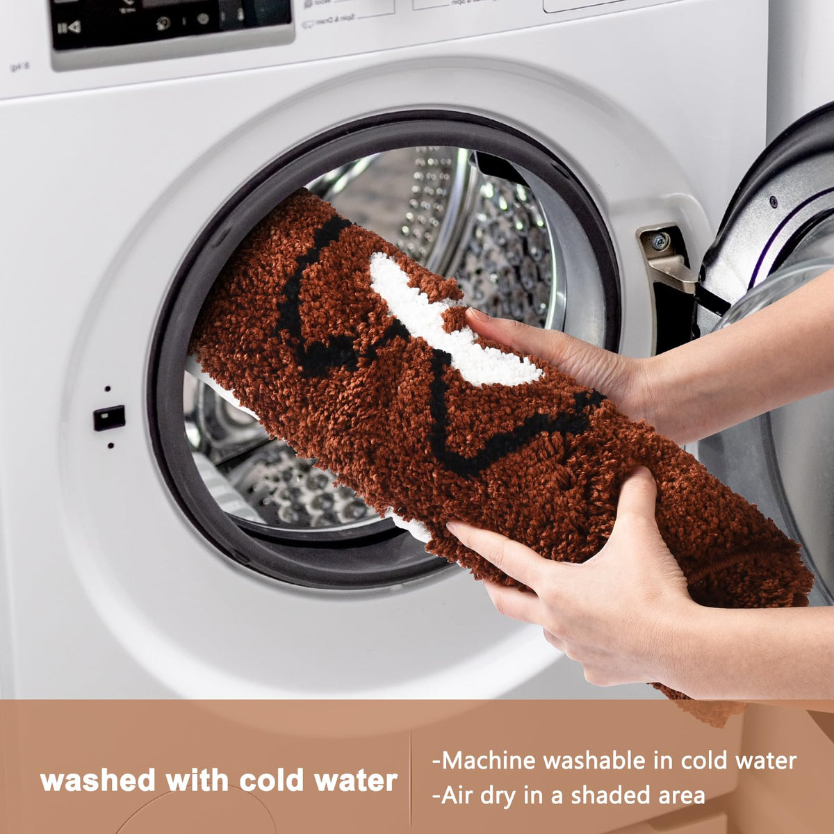 MSYA washable football field rug cleans easily after messier adventures