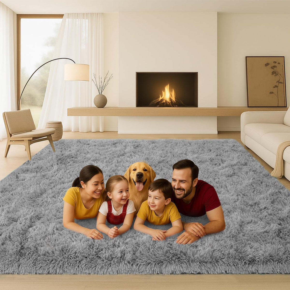 Mtandyx non-slip backing with dotted dots provides stable grip on floors