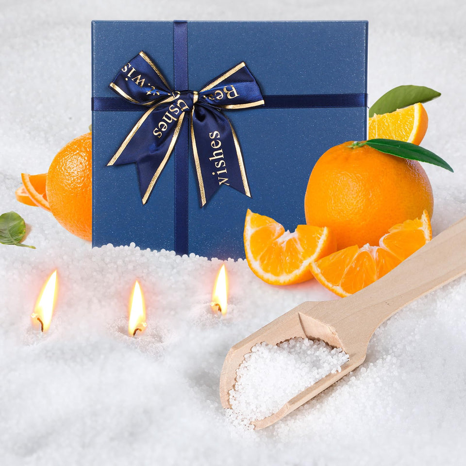 MTLEE Pearled Candle 2.2 Lb orange scent pack for easy DIY candle making