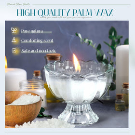 MTLEE Pearled Candle Wooden Spoon: helps precise wick placement and pouring.