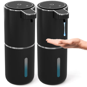 MTYGK 2-pack automatic soap dispenser, front view; touchless operation for cleaner hands.