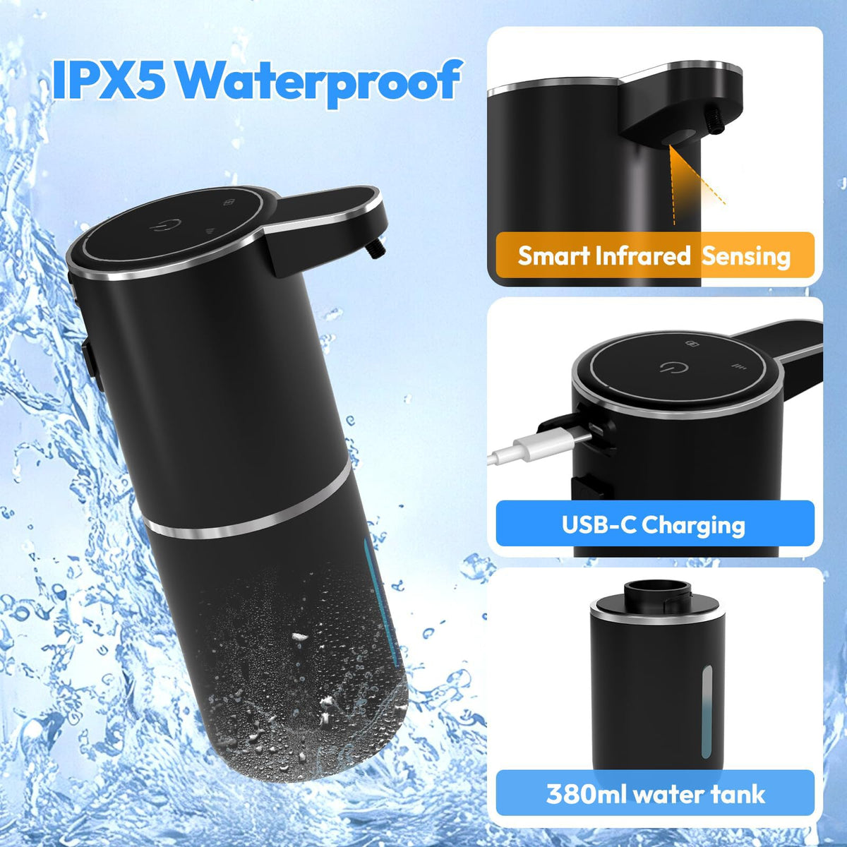 MTYGK large-capacity container with visible window for easy refills