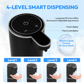 MTYGK 2-pack wall-mount foaming dispenser saves counter space