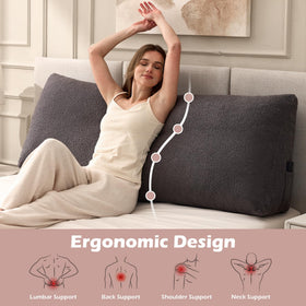 MuaMelop backrest pillow reading setup promotes better posture while watching