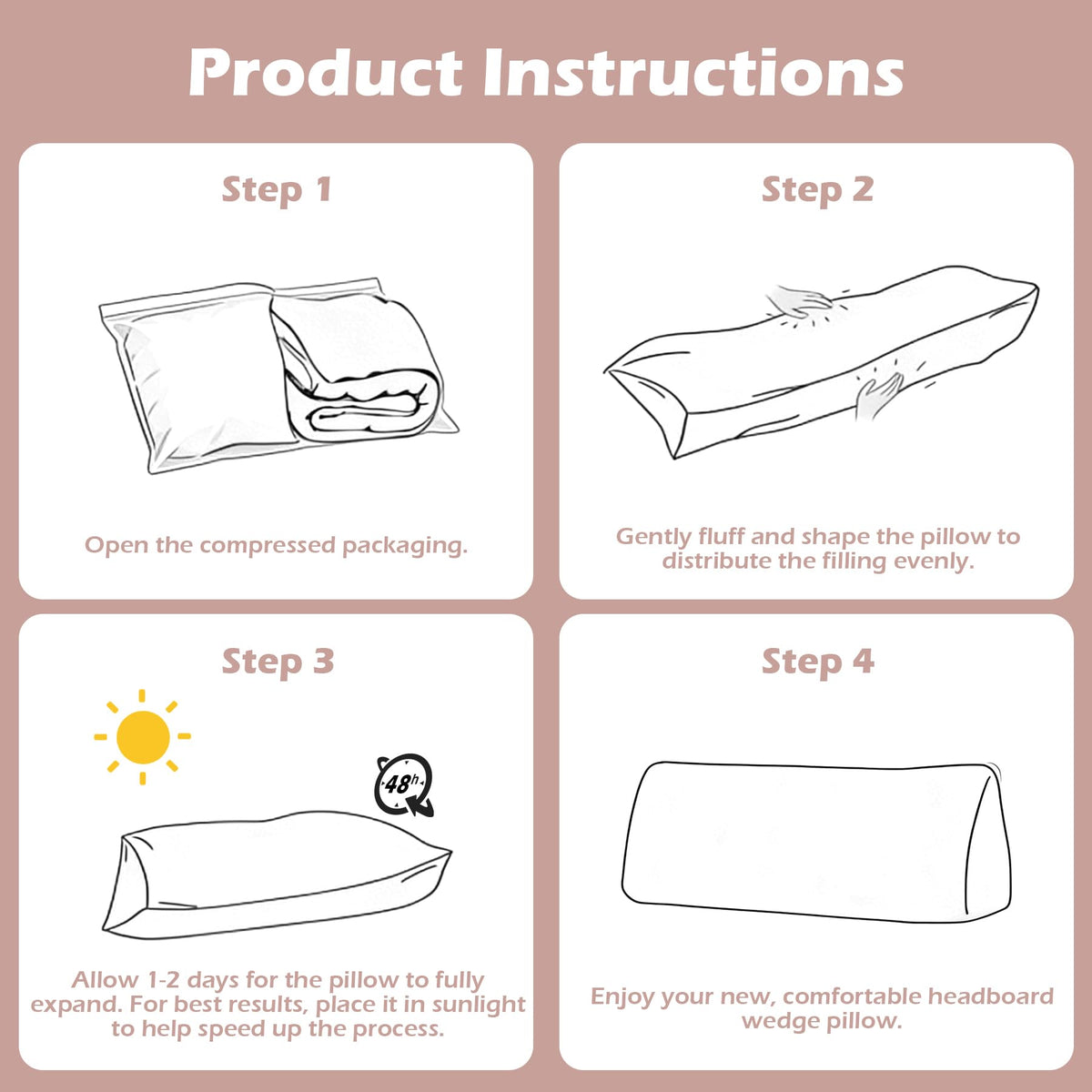 MuaMelop cushion cover features a smooth zipper for quick washing