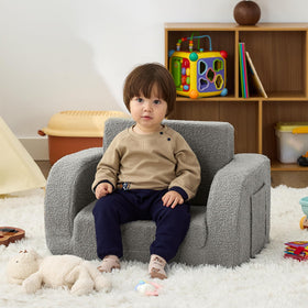 MuaMelop Toddler Couch soft plush fabric gentle touch for reading