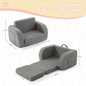 MuaMelop Toddler Couch widened armrests for extra lounging comfort