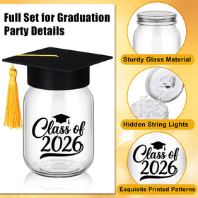 MUDEREK black tassel cap securely attached to lid for elegant ceremony vibes.