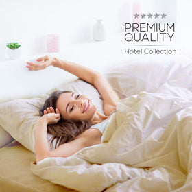 Mueller Home queen flat sheet 90x102 for generous drape