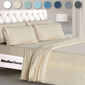 Mueller Home UltraTemp 6pc Queen Set—cooling comfort for hot sleepers