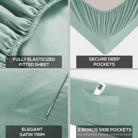 Mueller Home UltraTemp pillowcase 2 showcases smooth texture and hypoallergenic comfort.