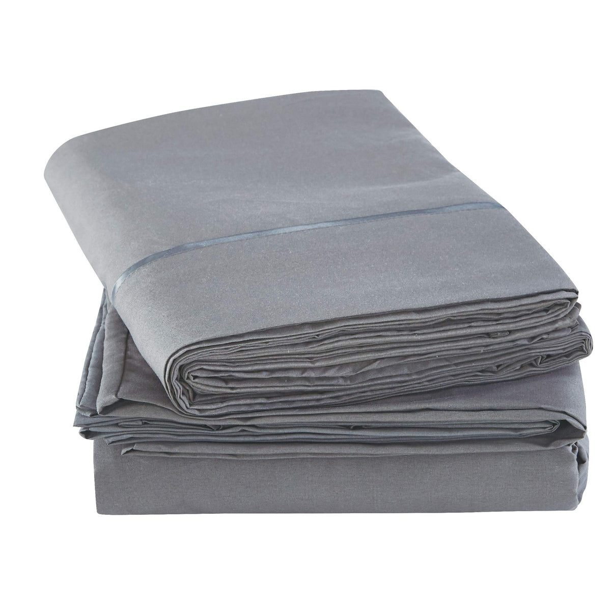 Mueller Home UltraTemp king-sheets light gray color for modern, versatile bedroom aesthetic.