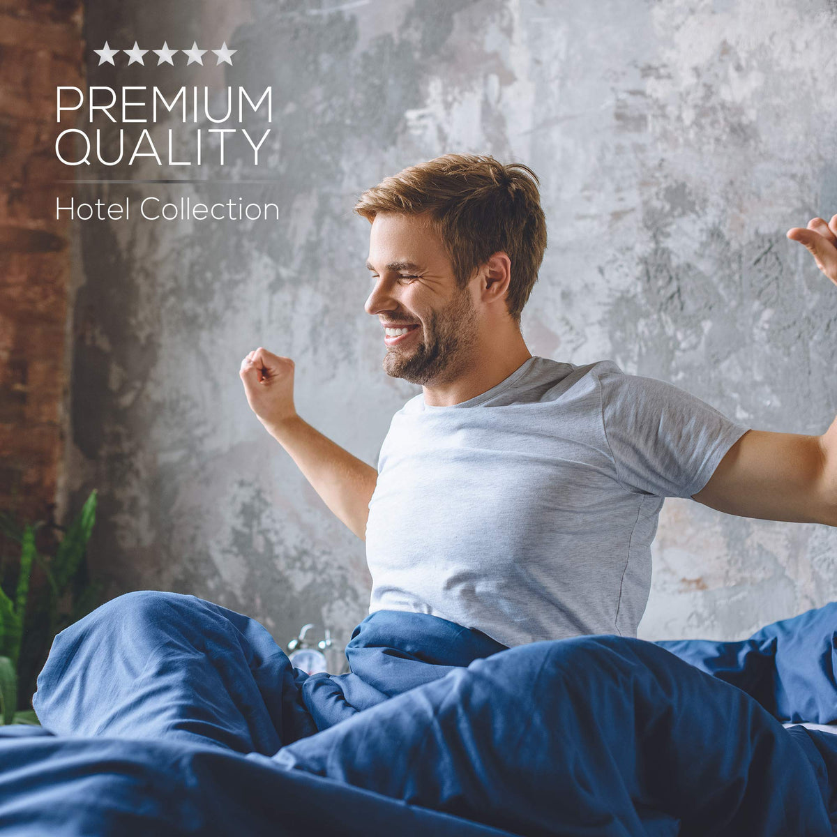 Mueller Home Ultratemp four pillowcases included for plush comfort