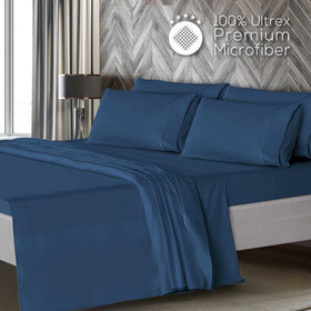 Mueller Home Ultratemp wrinkle-free finish close-up suggests hotel-quality look