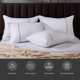 MUFEW pillows support multiple sleep positions with balanced head and neck support.