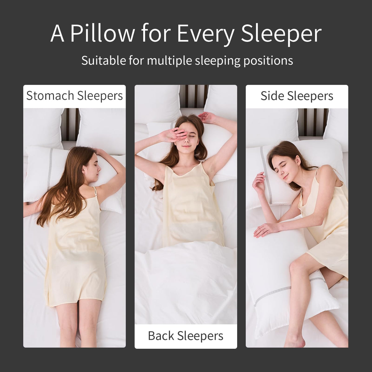 MUFEW pillows are washable and durable for easy care.