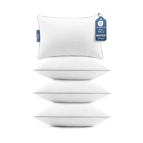 MUFEW king-size pillows 4-pack delivering plush comfort for all sleep positions