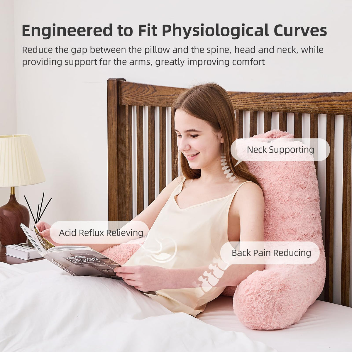 MUFEW adjustable filling backrest for personalized comfort