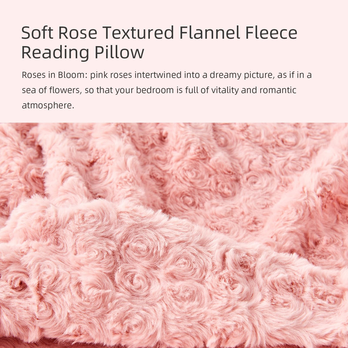 MUFEW back pillow measures 19 by 22 inches with 11-inch arms
