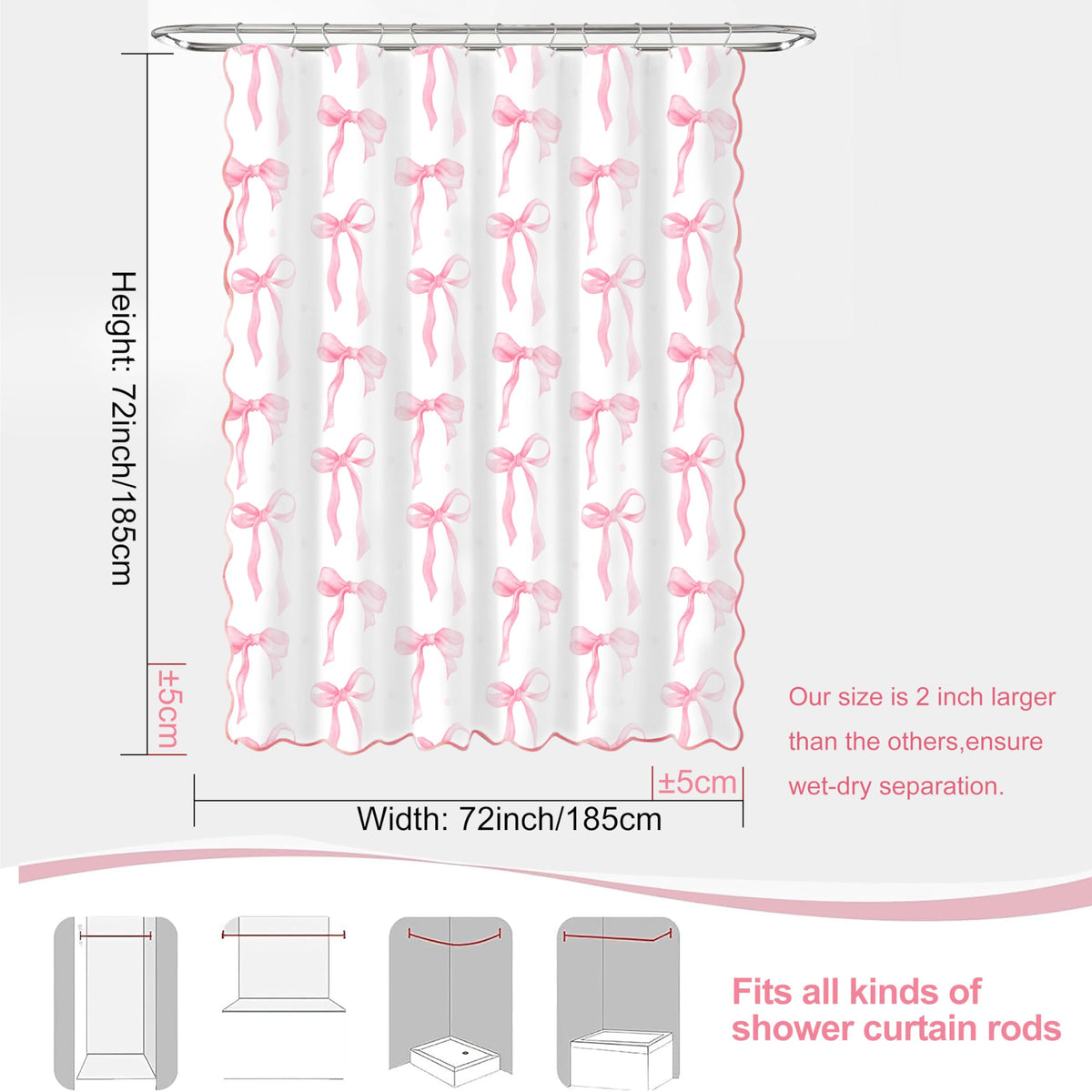 MUGINYU pastel pink decor elevates any girly bathroom style
