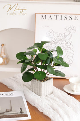 Muhanjia durable leaves maintain vibrant year-round decor