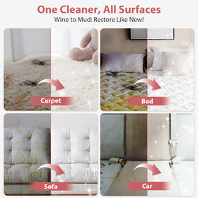 MUJERBAY 16.4 ft power cord keeps you untethered while cleaning.