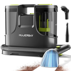 MUJERBAY upholstery cleaner with ergonomic handle for easy cleaning.