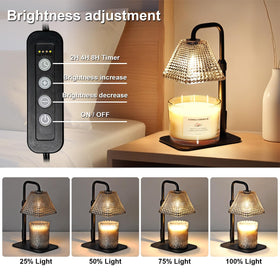 MUJTEO no-flame wax warmer provides safer, soot-free ambiance.