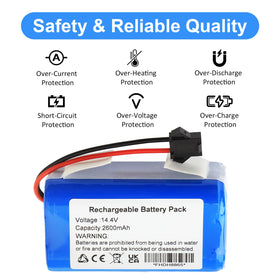 MULS 14.4V replacement battery for Bagotte BG600/BG700/BG750, simple maintenance