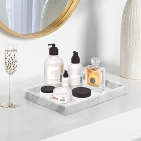 MULWR marble tray is easy to wipe clean for daily use.