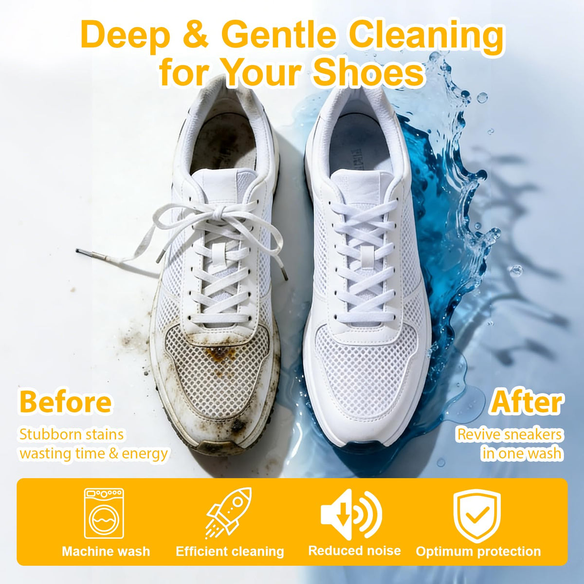 MURAEL hanging strap enables easy air drying after washing.