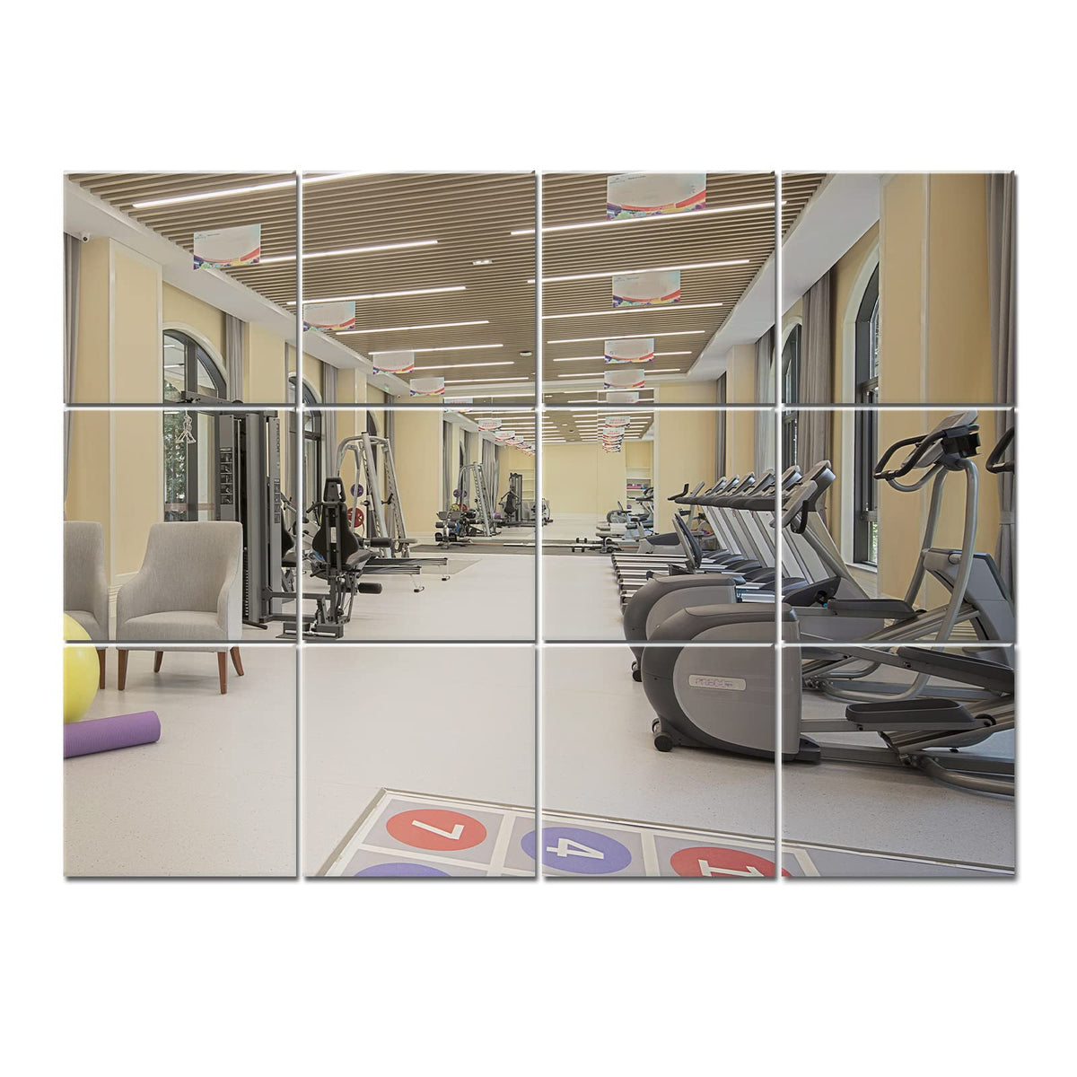 Murrey Home 2mm thick adhesive tiles install easily on smooth surfaces.