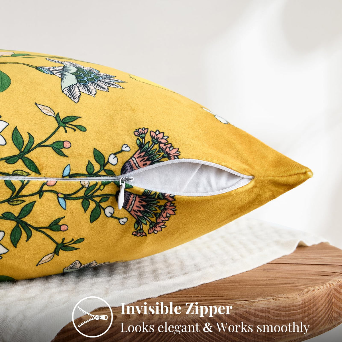 MUSSEL pack of two 20x20 pillow covers for quick refresh