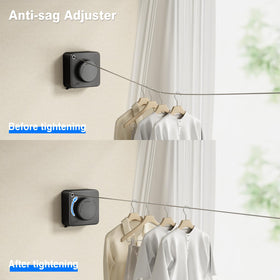 Mustorn heavy-duty line supports up to 40 pounds for bulky items.
