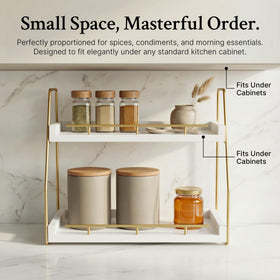 Mustry coffee-bar spice storage brings order to syrups, jars, and counters.