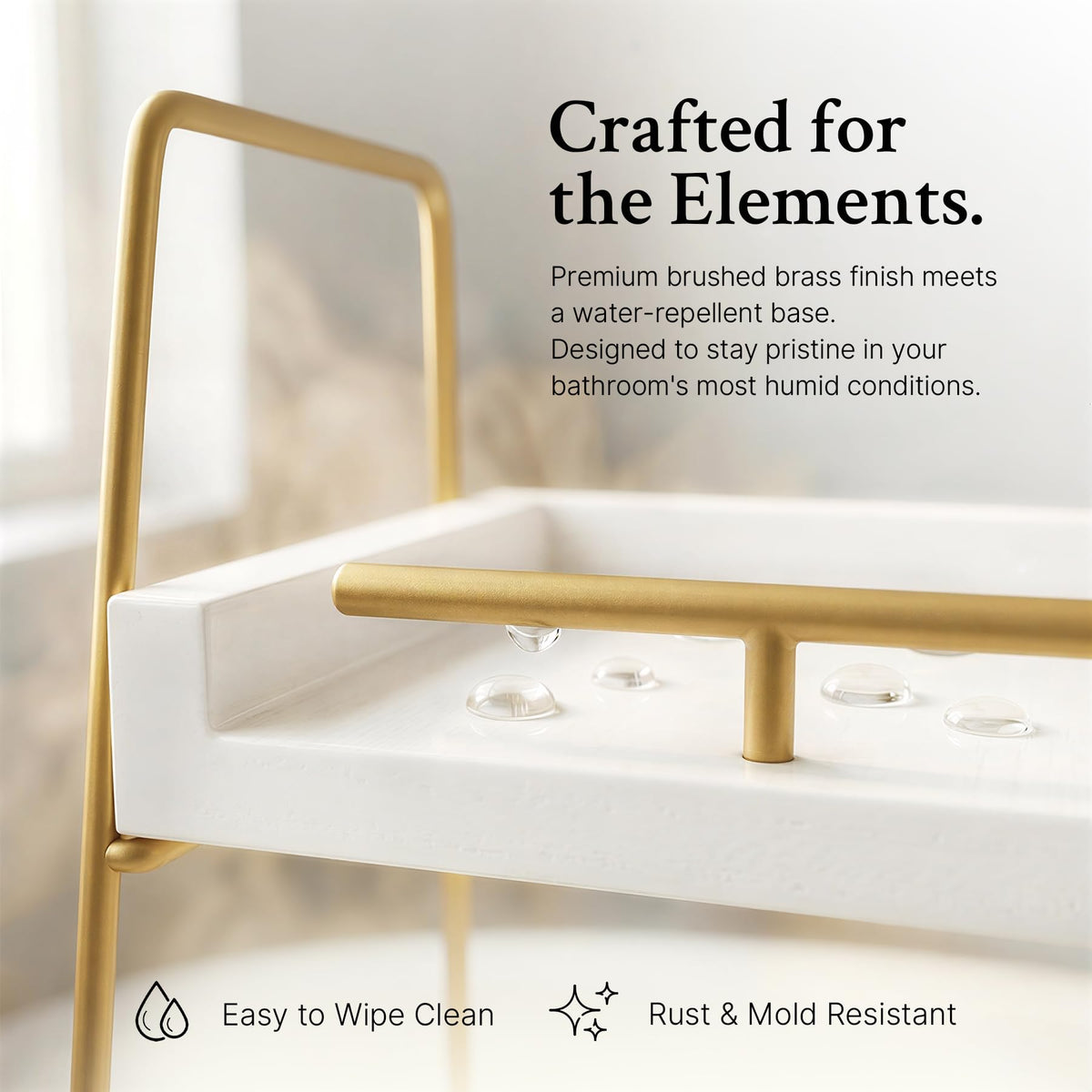 Mustry gift-ready storage solution for homes, dorms, and offices on any vanity or countertop.