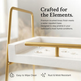 Mustry gift-ready storage solution for homes, dorms, and offices on any vanity or countertop.