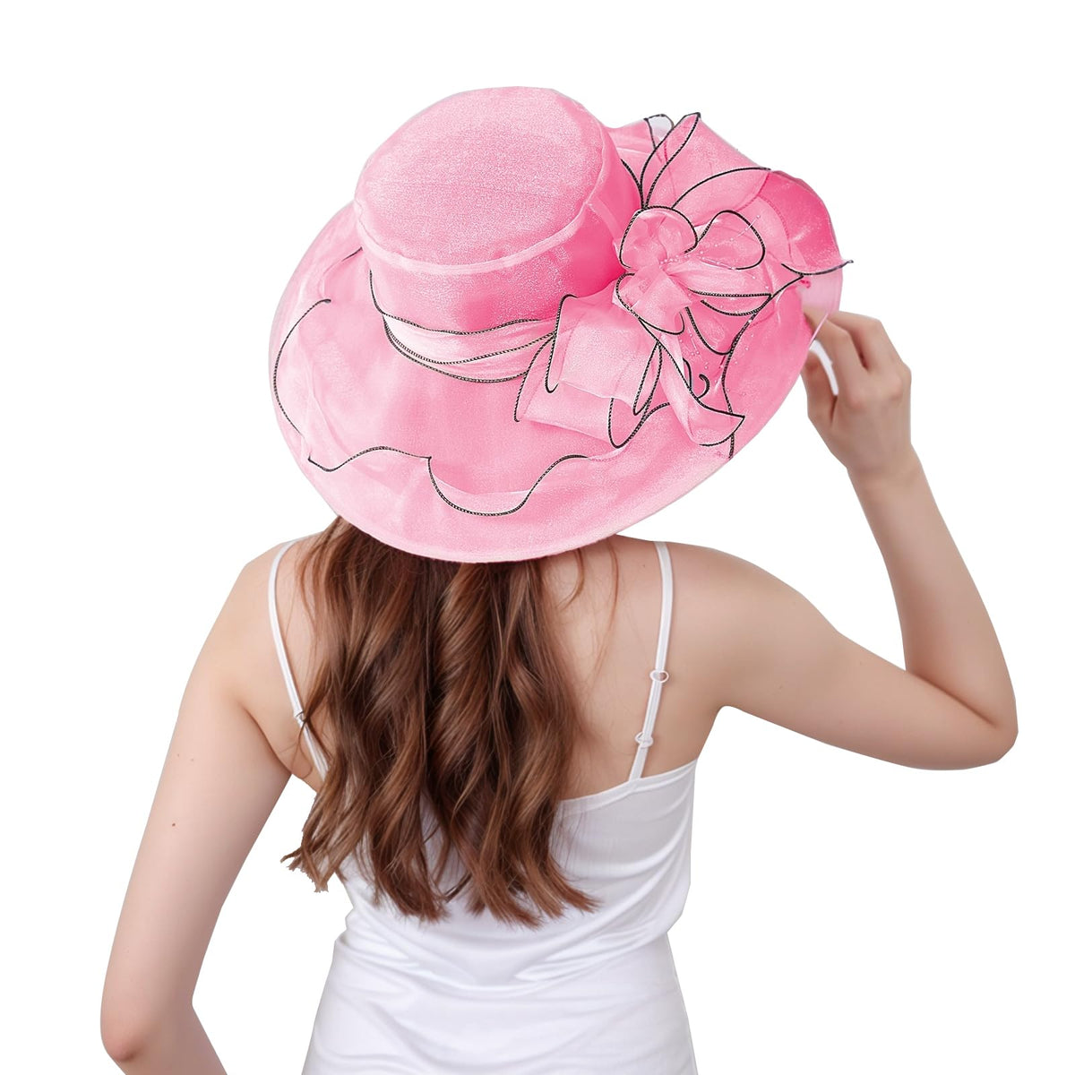 Muswarm derby hat with internal elastic band for adjustable fit