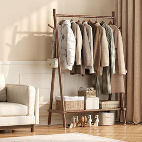 In-room setup demonstrates compact footprint and space-saving design.