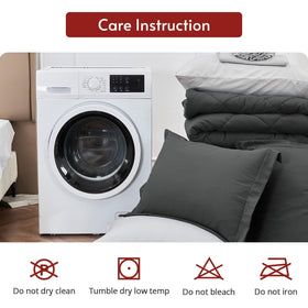 MUXHOMO bedroom scene demonstrates total bed-in-a-bag setup for easy styling.