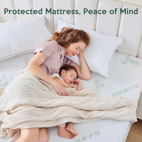 MUXHOMO machine-washable protector for easy cleanup