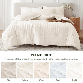 MUXHOMO deep-pocket fitted sheet with 360° elastic keeps bedding in place.