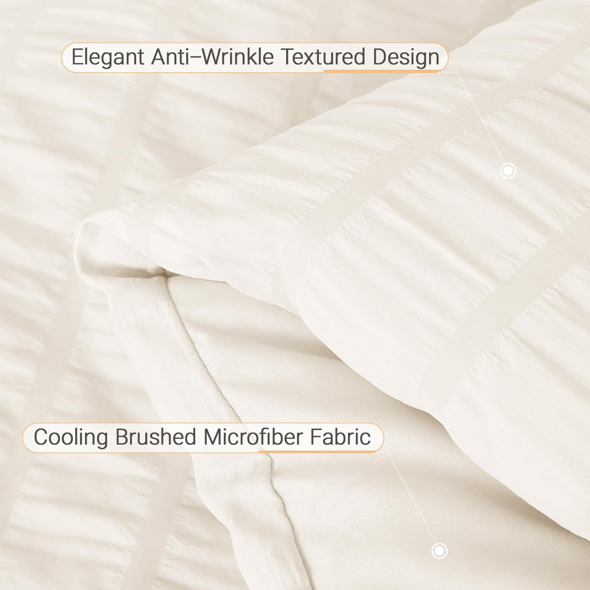 MUXHOMO envelope-closure pillowcases securely tuck pillows for neat sleep setup.