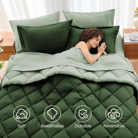 MUXHOMO flat sheet sized 90x102 complements the comforter set