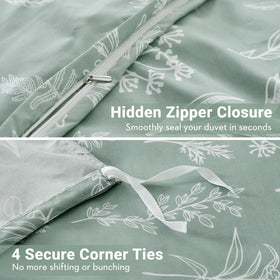 MUXHOMO four corner ties keep the insert aligned for cozy nights.