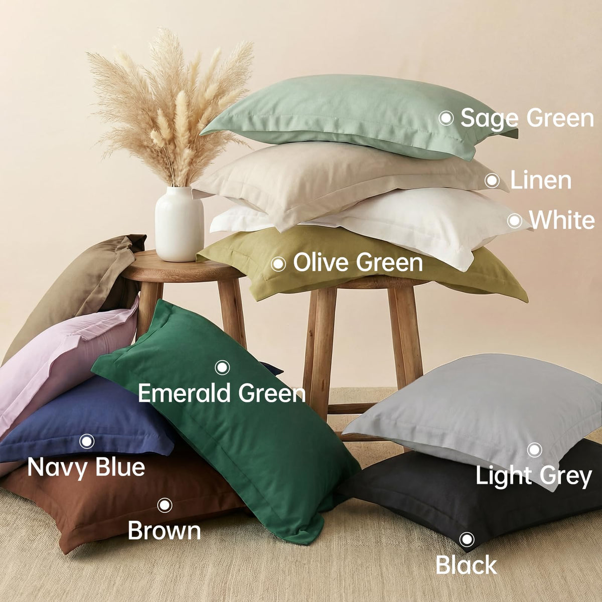 MUXHOMO Green Queen Comforter Set folded on bed for quick setup