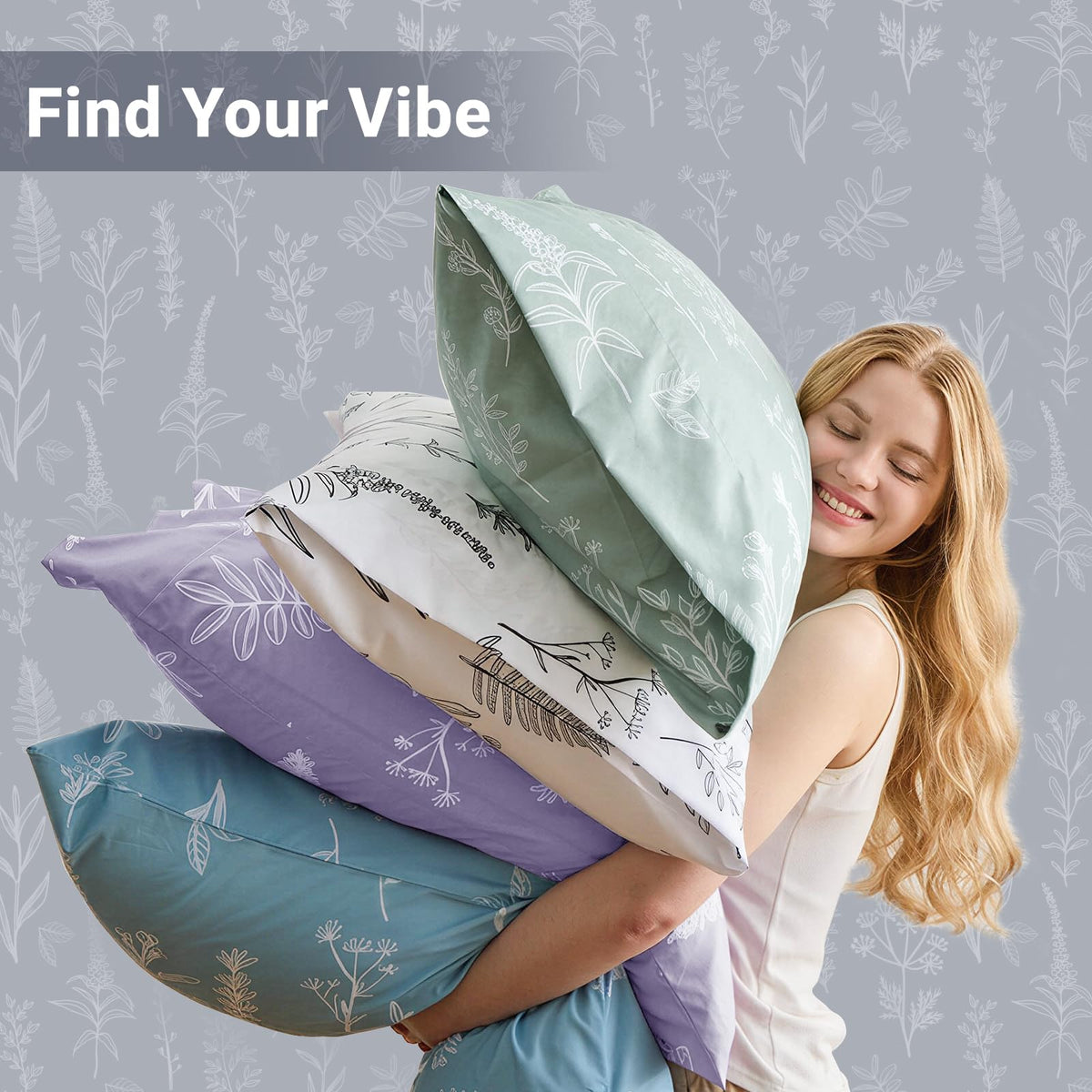 MUXHOMO includes two pillowcases for complete bed setup.