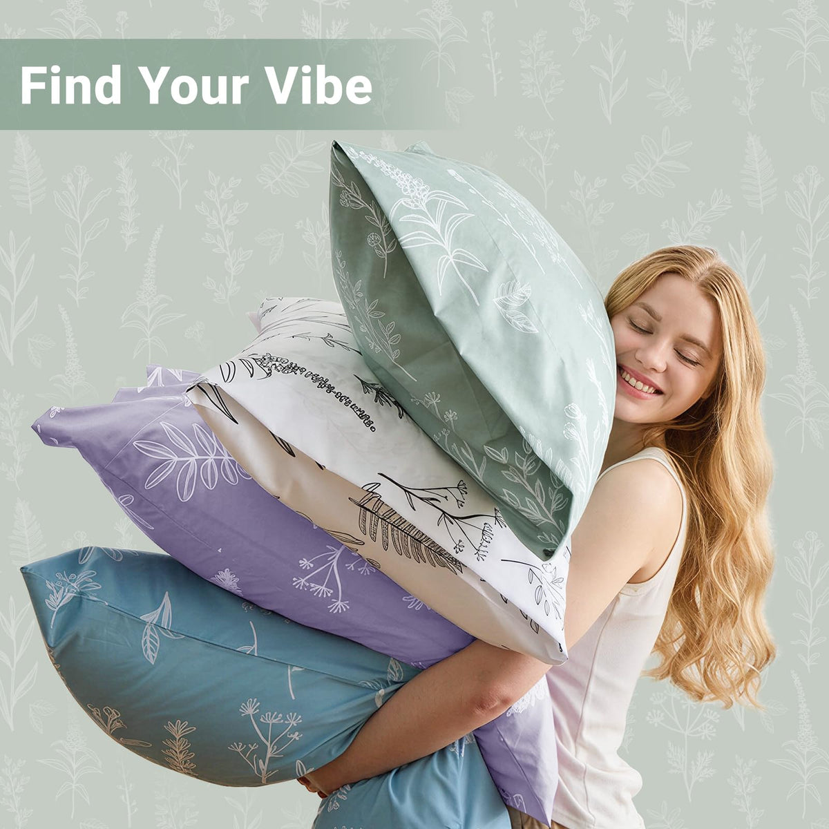 MUXHOMO king-size set includes one duvet cover and two pillowcases.